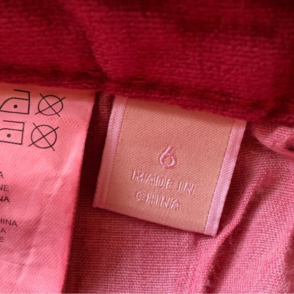 Michael Kors Red-Violet Fine Corduroy Jeans Pants Womens Size 6 - Picture 9 of 10